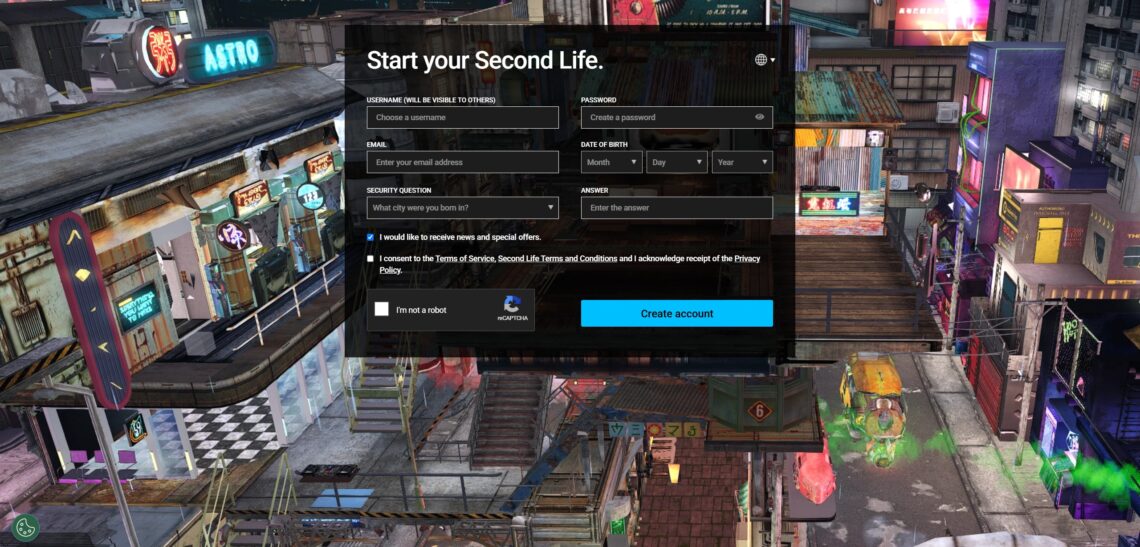 如何註冊 Second Life 會員 — 完整步驟指南 2026